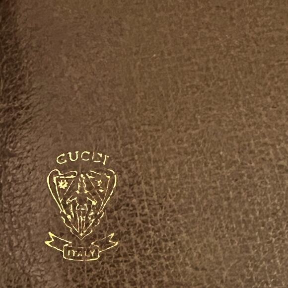 Vintage 1980s Gucci Logo Wallet with Chain Purse - Picture 3 of 5
